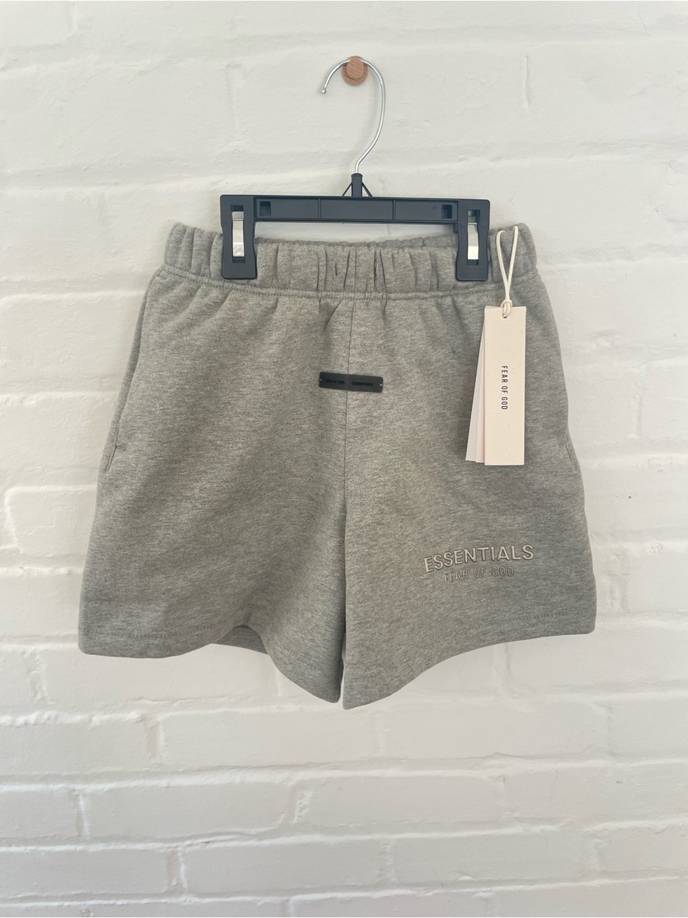Fear of God Essentials Light Gray Sweat Shorts